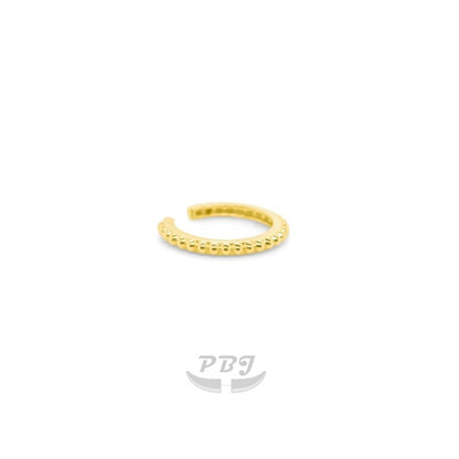 14Kt Gold Plain Cuff Ring